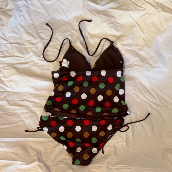 Polka Dot Bikini Set - Multicolor - Picture 2 of 4